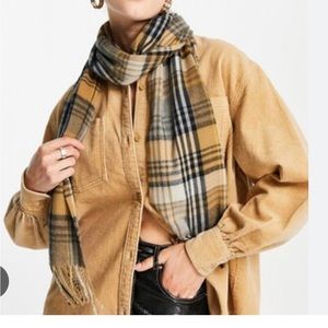 NWT Topshop Plaid Scarf
